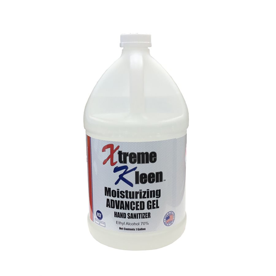 Xtreme Kleen Moisturizing Advanced Gel Hand Sanitizer (1 Gallon Pump Bottle)