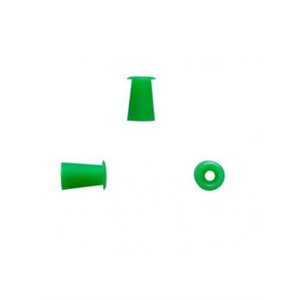Sanibel ADI Series Single Use Umbrella-Shaped Eartips - Green, 7.5mm (100 / bag)