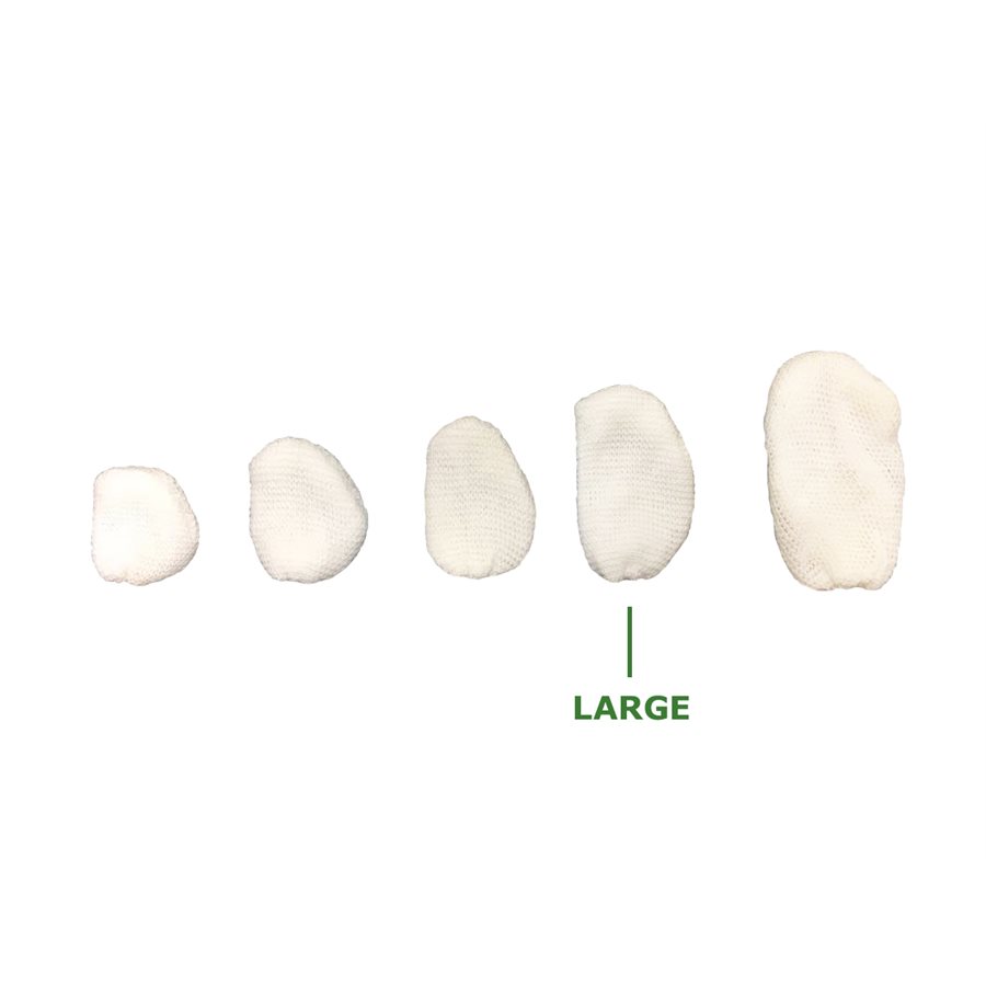 Hearing Aid Sweat Bands Large White